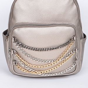 Vegan Leather Mid size backpack 3am forever